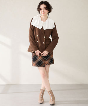 フラワービジューヒールブーツ/51408