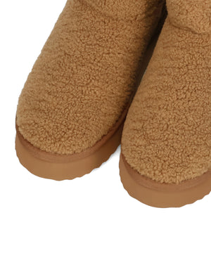 厚底ムートンショートブーツ/51409