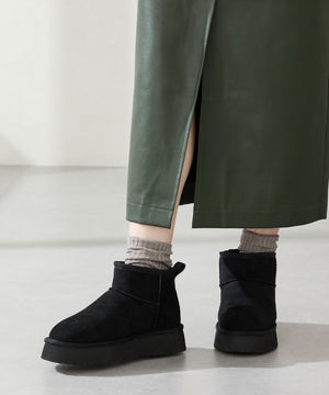 【WEB先行予約/11月下旬発売予定】厚底ムートンショートブーツ/51409