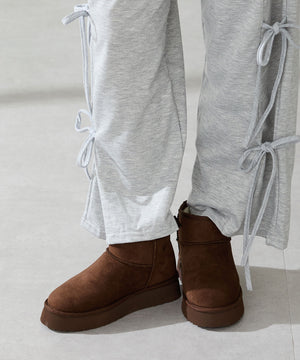 【WEB先行予約/11月下旬発売予定】厚底ムートンショートブーツ/51409