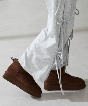 【WEB先行予約/11月下旬発売予定】厚底ムートンショートブーツ/51409