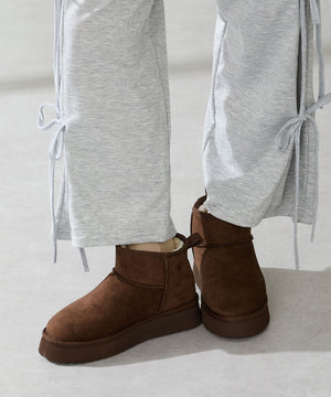 【WEB先行予約/11月下旬発売予定】厚底ムートンショートブーツ/51409