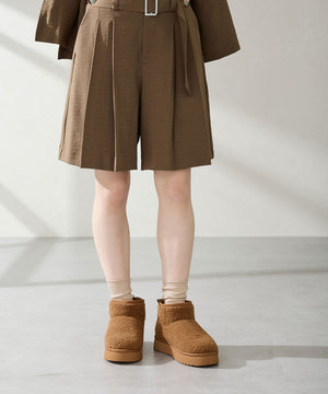 【WEB先行予約/11月下旬発売予定】厚底ムートンショートブーツ/51409