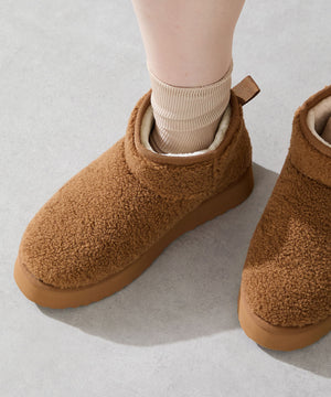 厚底ムートンショートブーツ/51409