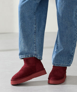 【WEB先行予約/11月下旬発売予定】厚底ムートンショートブーツ/51409