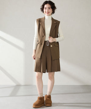 【WEB先行予約/11月下旬発売予定】厚底ムートンショートブーツ/51409