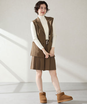 【WEB先行予約/11月下旬発売予定】厚底ムートンショートブーツ/51409