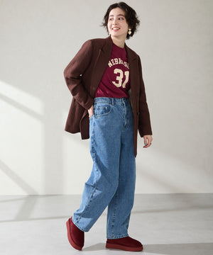 厚底ムートンショートブーツ/51409