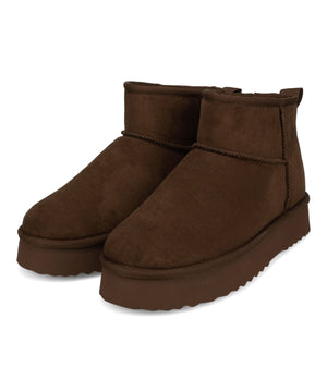 厚底ムートンショートブーツ/51409