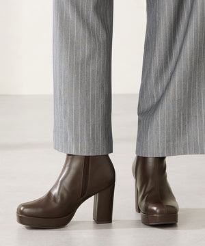 【カタログ掲載アイテム】プラットフォームヒールショートブーツ/51410