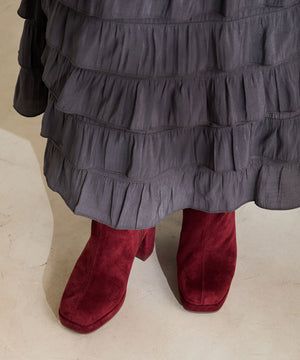 【カタログ掲載アイテム】プラットフォームヒールショートブーツ/51410