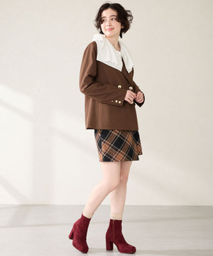 【カタログ掲載アイテム】プラットフォームヒールショートブーツ/51410