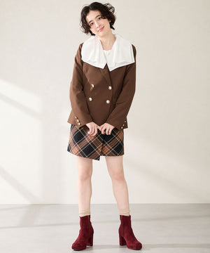 【カタログ掲載アイテム】プラットフォームヒールショートブーツ/51410