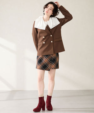 【カタログ掲載アイテム】プラットフォームヒールショートブーツ/51410