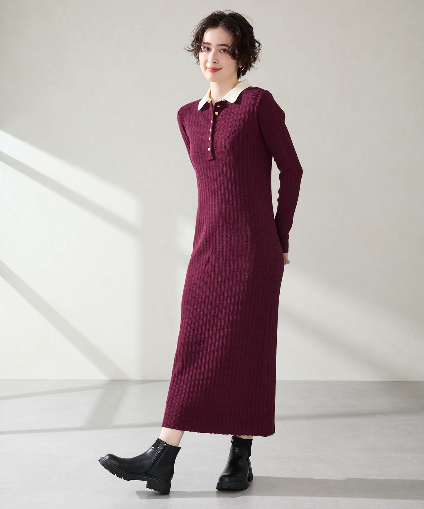 【WEB先行予約/10月下旬発売予定】ニットドッキングタンクソールブーツ/51412