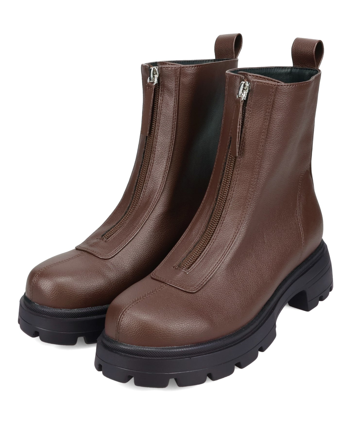 フロントジップショートブーツ/51413