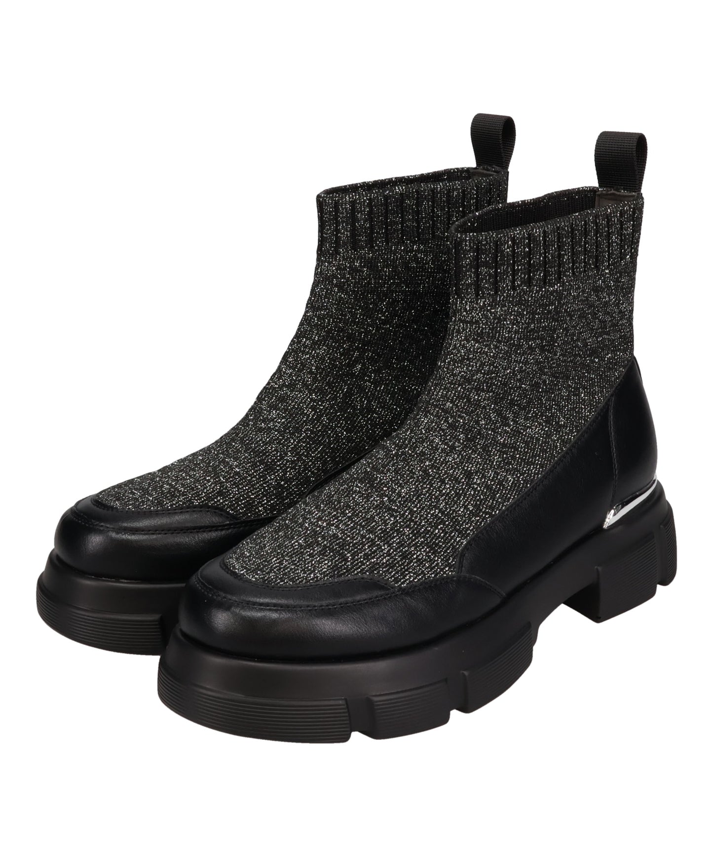 ニットソックスショートブーツ/51416