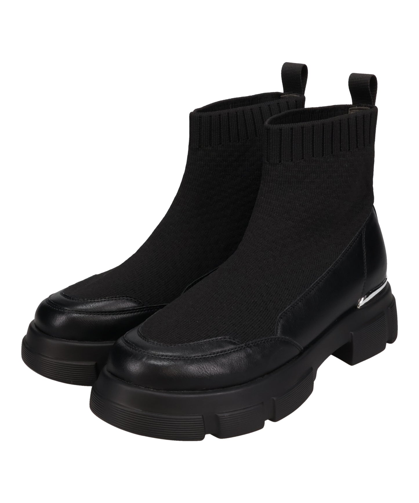 ニットソックスショートブーツ/51416