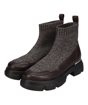 ニットソックスショートブーツ/51416