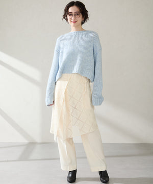 サイドリボンヒールブーツ/51417