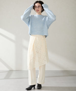 サイドリボンヒールブーツ/51417