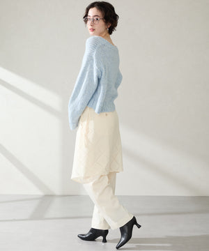 サイドリボンヒールブーツ/51417