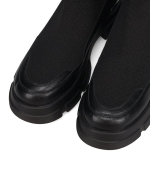 ニットソックスショートブーツ/51416