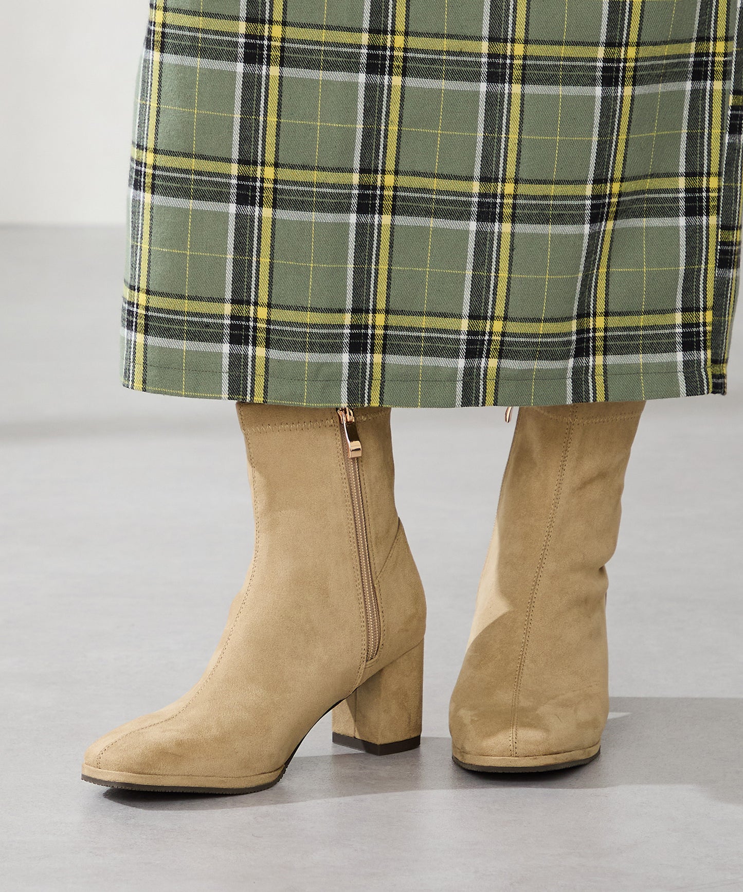 【WEB先行予約/11月上旬発売予定】スエードストレッチヒールブーツ/51420