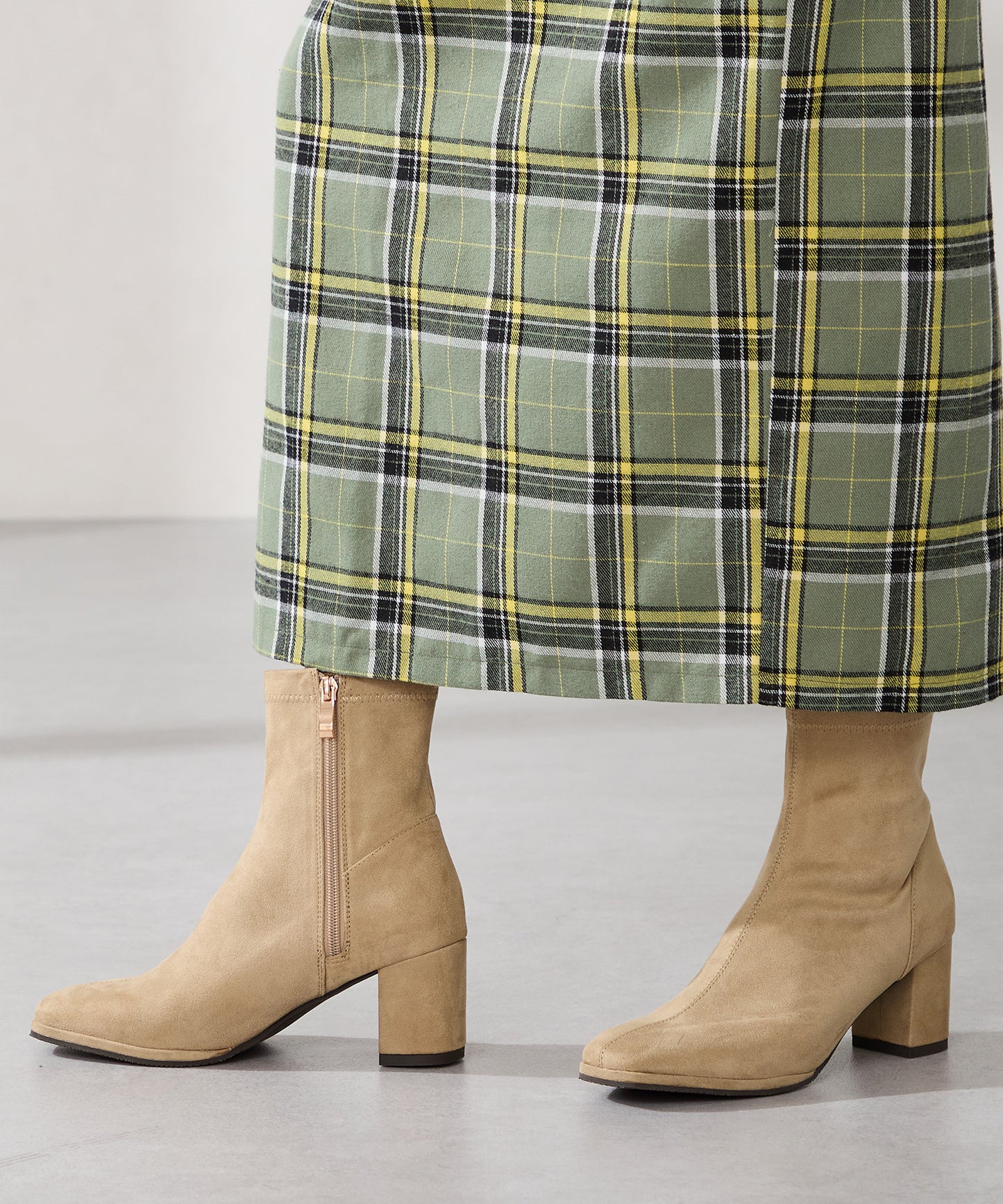 【WEB先行予約/11月上旬発売予定】スエードストレッチヒールブーツ/51420