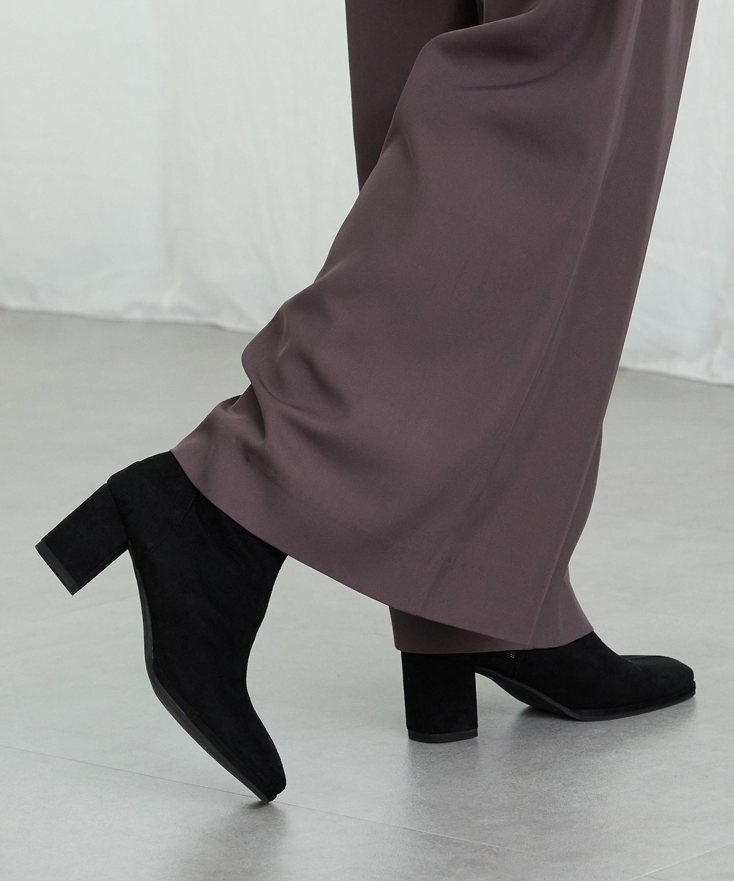 【WEB先行予約/11月上旬発売予定】スエードストレッチヒールブーツ/51420