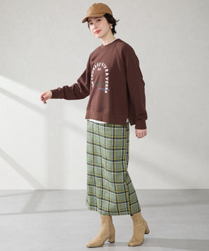 スエードストレッチヒールブーツ/51420