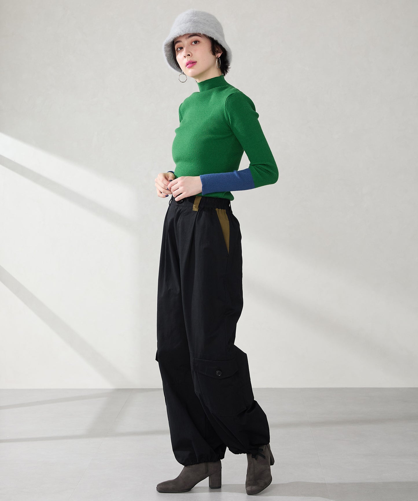 【WEB先行予約/11月上旬発売予定】スエードストレッチヒールブーツ/51420