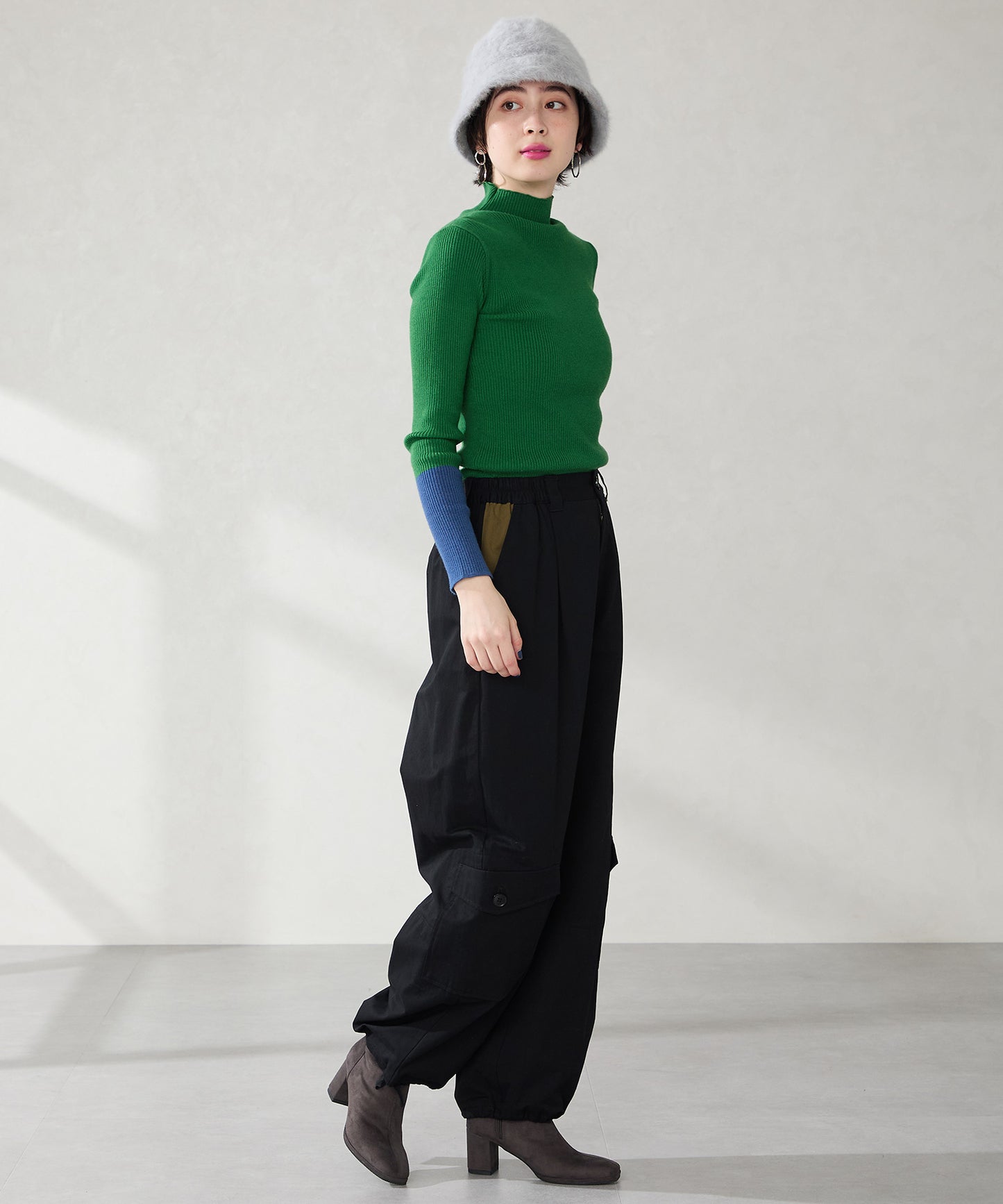 【WEB先行予約/11月上旬発売予定】スエードストレッチヒールブーツ/51420