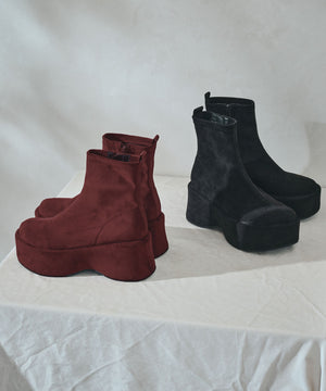 プラットフォーム厚底ストレッチブーツ/51421