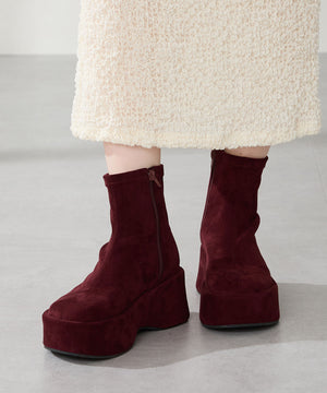 プラットフォーム厚底ストレッチブーツ/51421