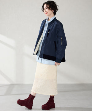 プラットフォーム厚底ストレッチブーツ/51421