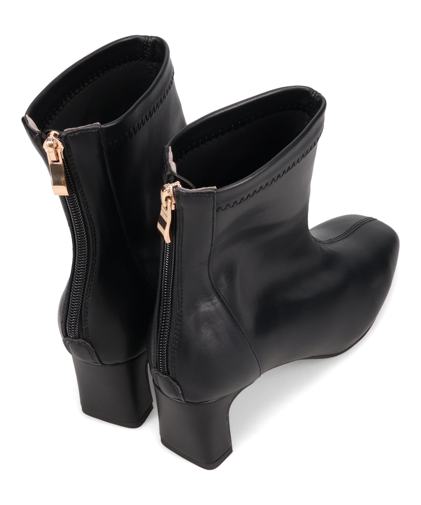 ストレッチヒールバックジップブーツ/51423