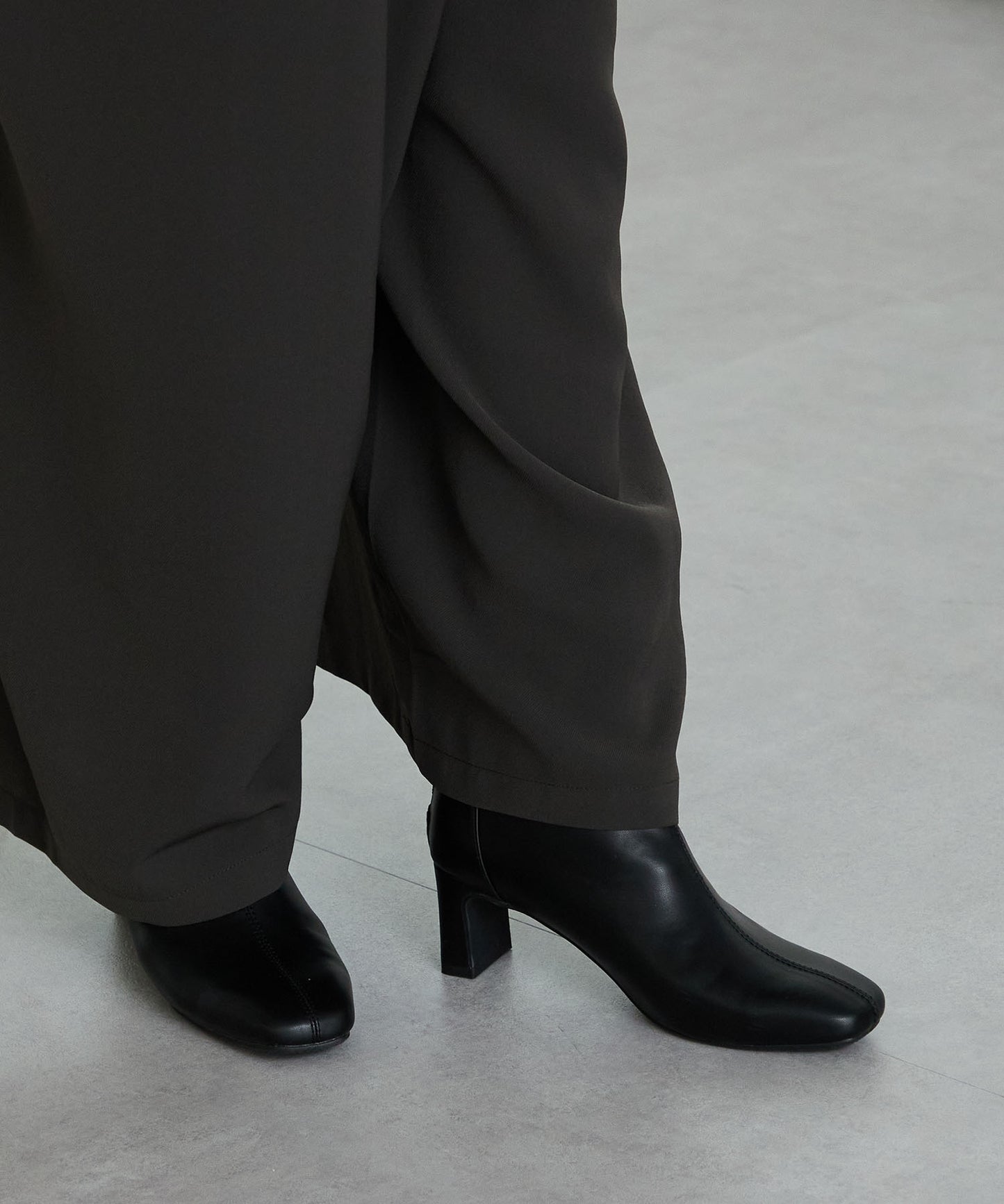 ストレッチヒールバックジップブーツ/51423