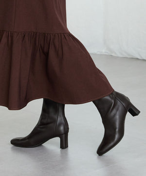 ストレッチヒールバックジップブーツ/51423