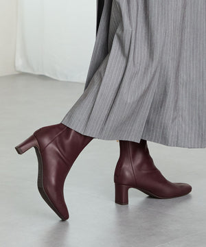 ストレッチヒールバックジップブーツ/51423