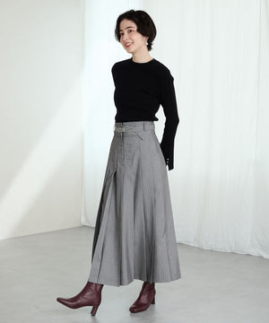 ストレッチヒールバックジップブーツ/51423