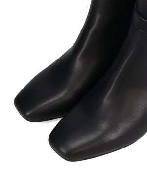 ビジューモチーフ切替ヒールブーツ/51424