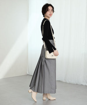 ビジューモチーフ切替ヒールブーツ/51424