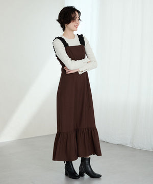 ビジューモチーフ切替ヒールブーツ/51424