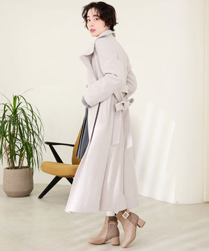 ビジューモチーフ切替ヒールブーツ/51424