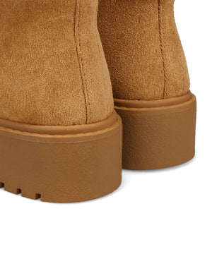 サイドスリット厚底ムートンショートブーツ/51425