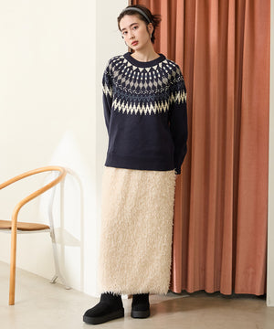 サイドスリット厚底ムートンショートブーツ/51425