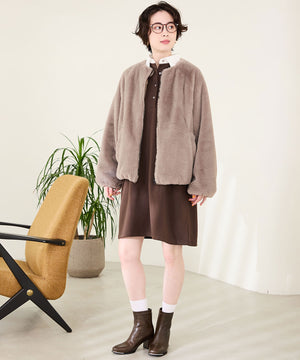 【WEB先行予約/1月上旬発売予定】メタリックトゥパーツヒールショートブーツ/51426