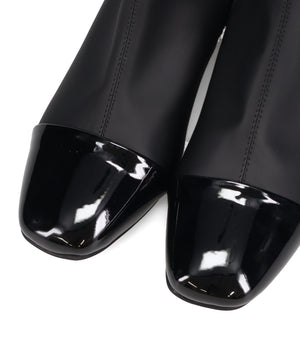 【WEB先行予約/1月上旬発売予定】つま先切替デザインショートブーツ/51427