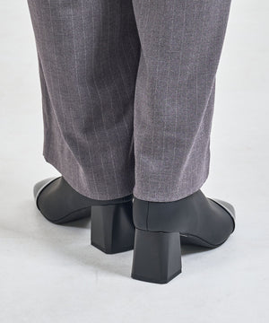 【WEB先行予約/1月上旬発売予定】つま先切替デザインショートブーツ/51427